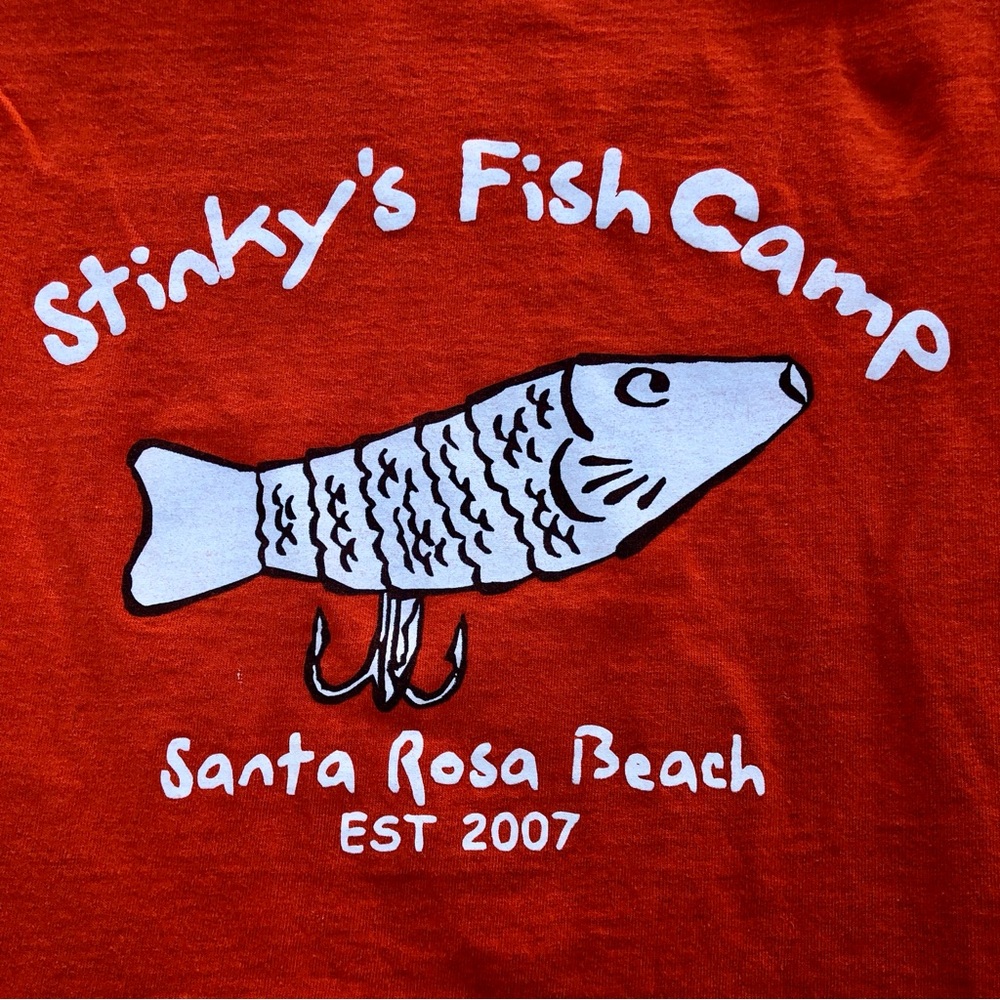 Stinkys Fish Camp T-shirt Santa Rosa Beach FL Kids Children’s